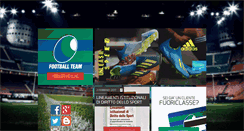 Desktop Screenshot of footballteam.it