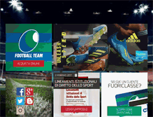 Tablet Screenshot of footballteam.it